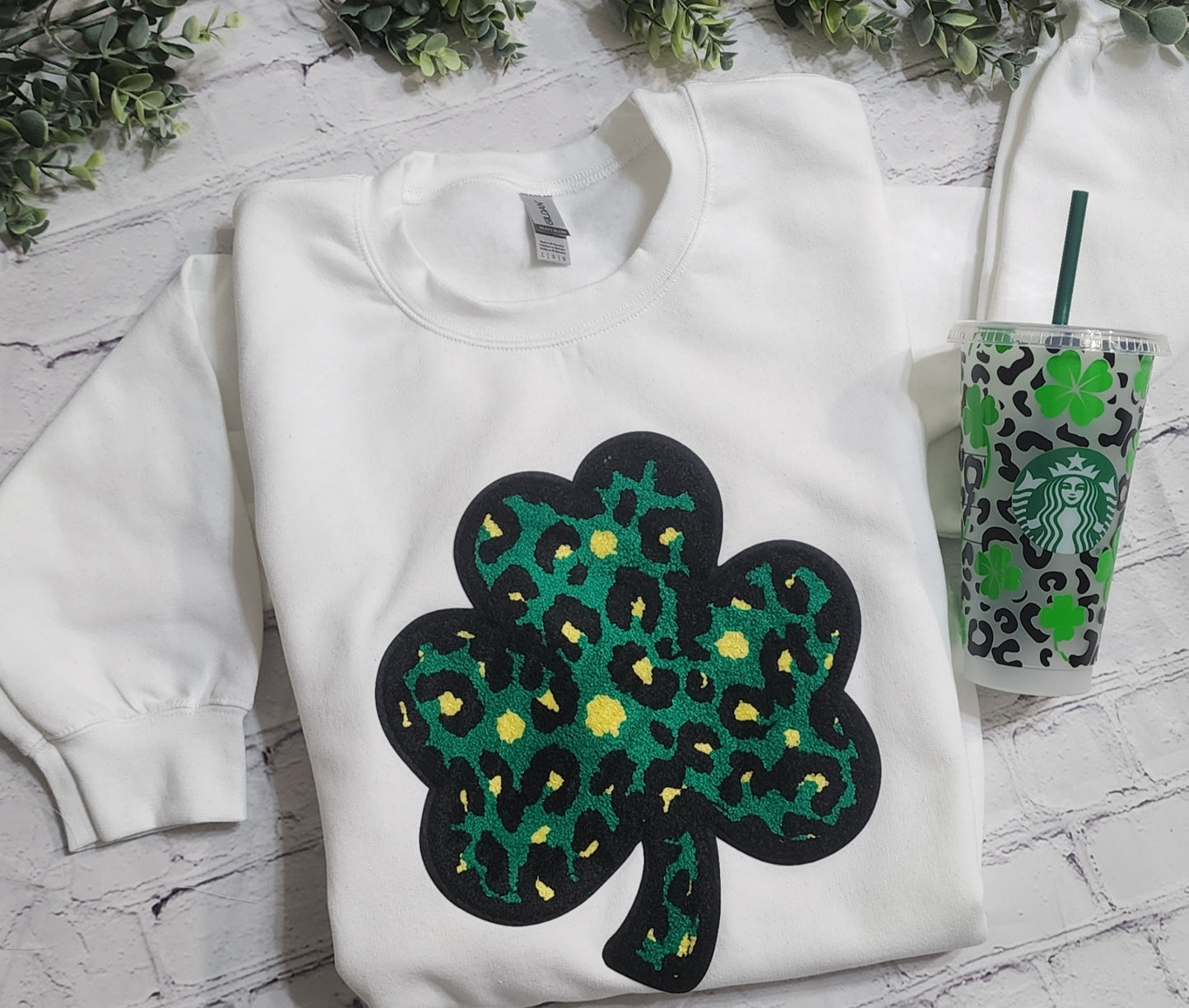 Patched St Patrick's Crewneck