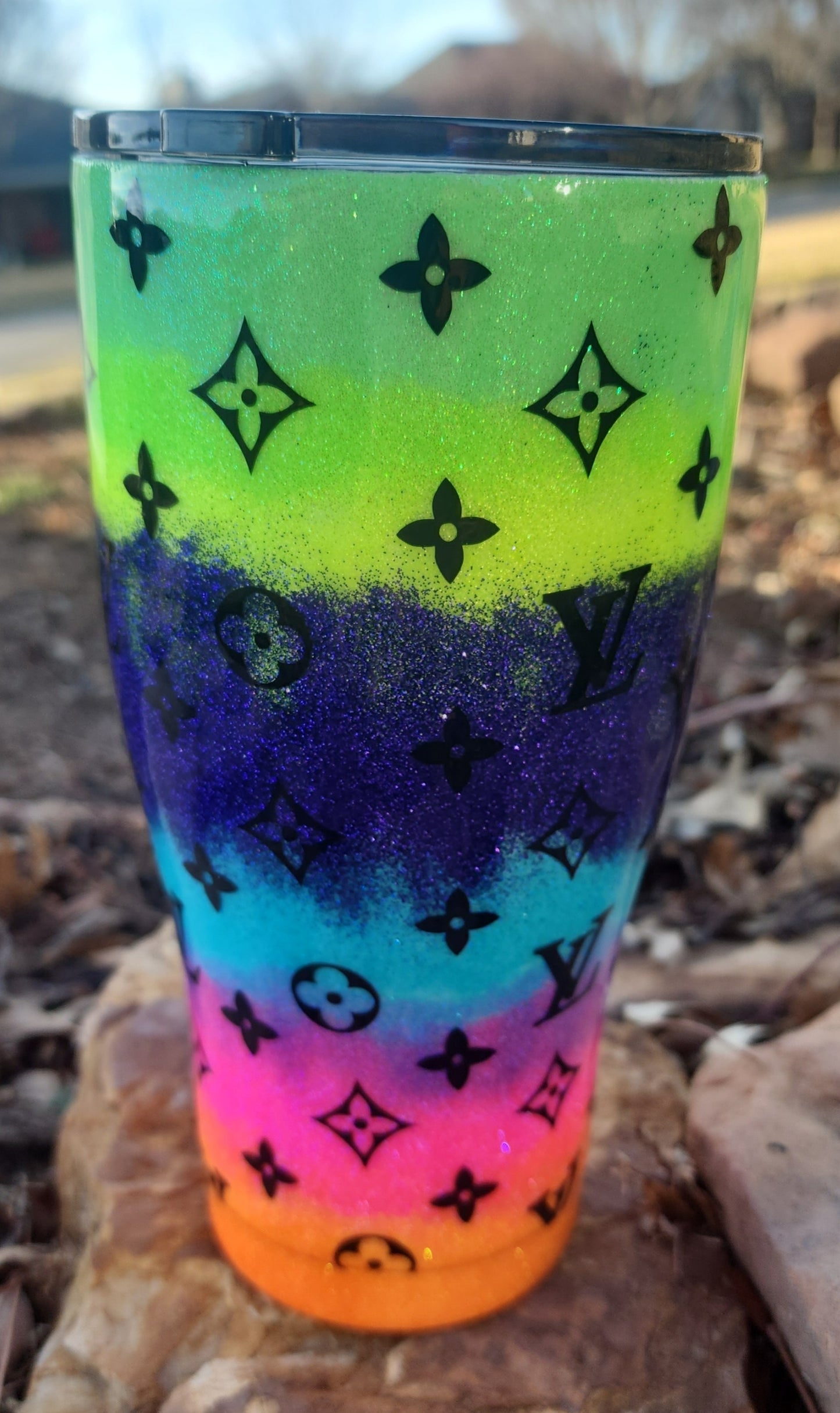 Printed Multi Glitter 30oz