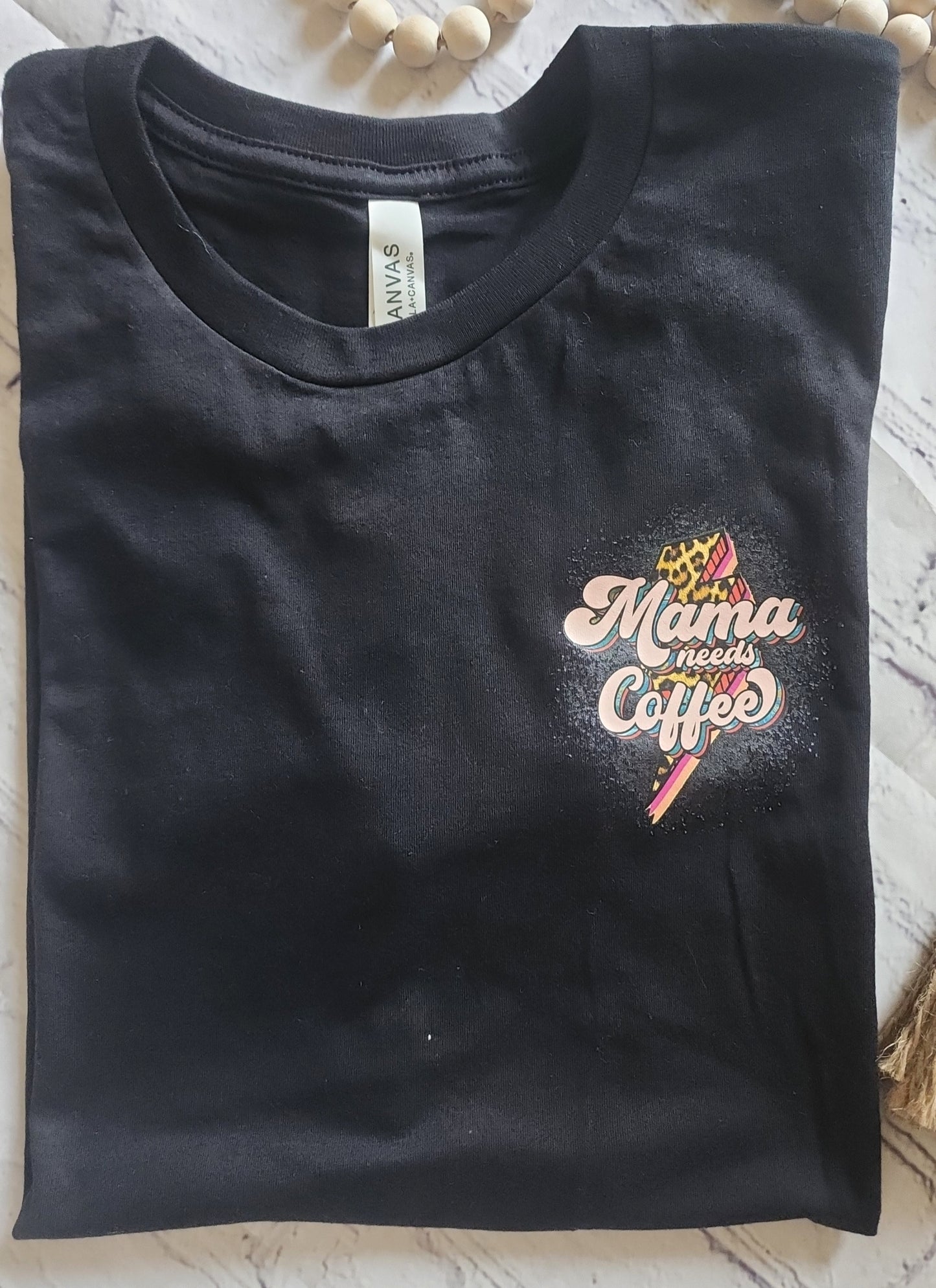 Mama Coffee Pocket Tee