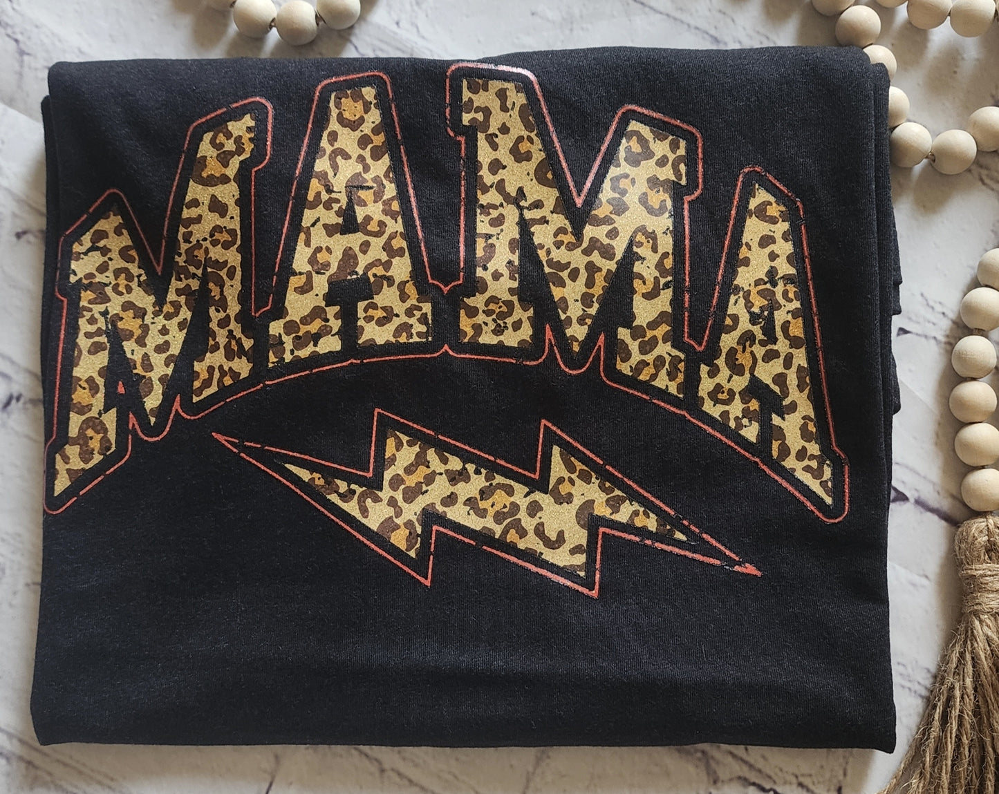 Retro Mama Leopard Tee