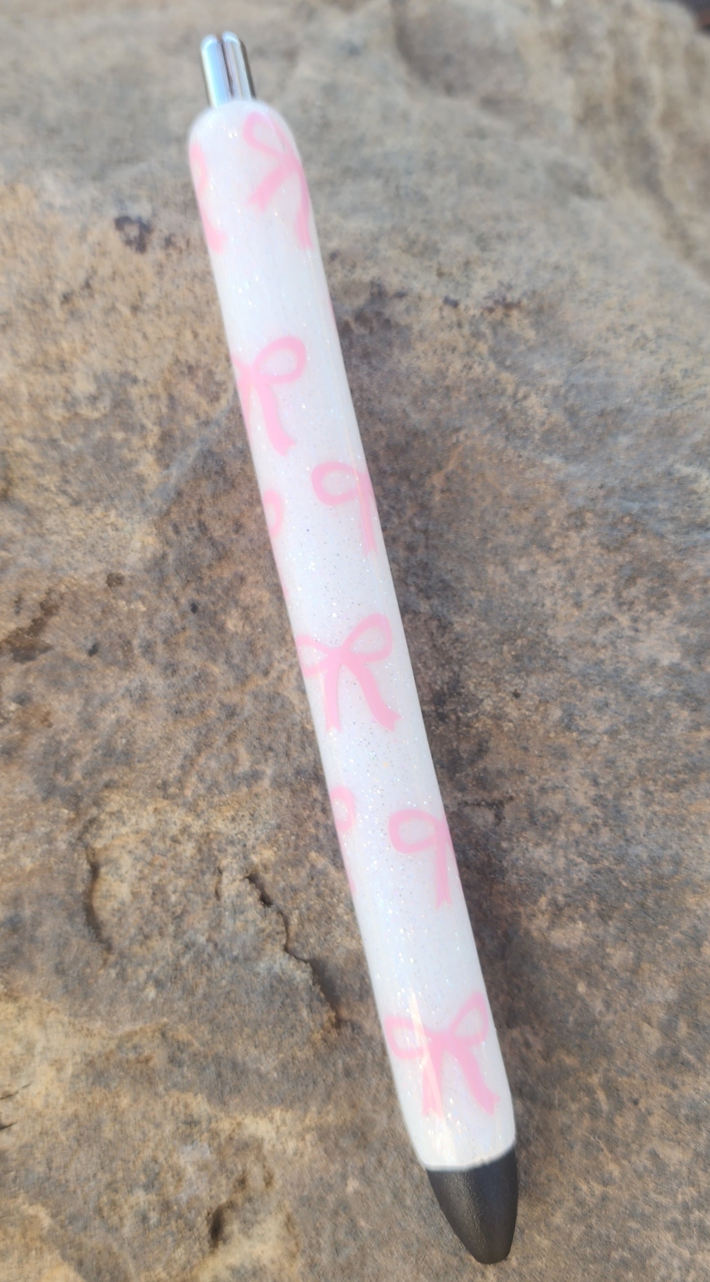 Coquette Pink Bow Pen