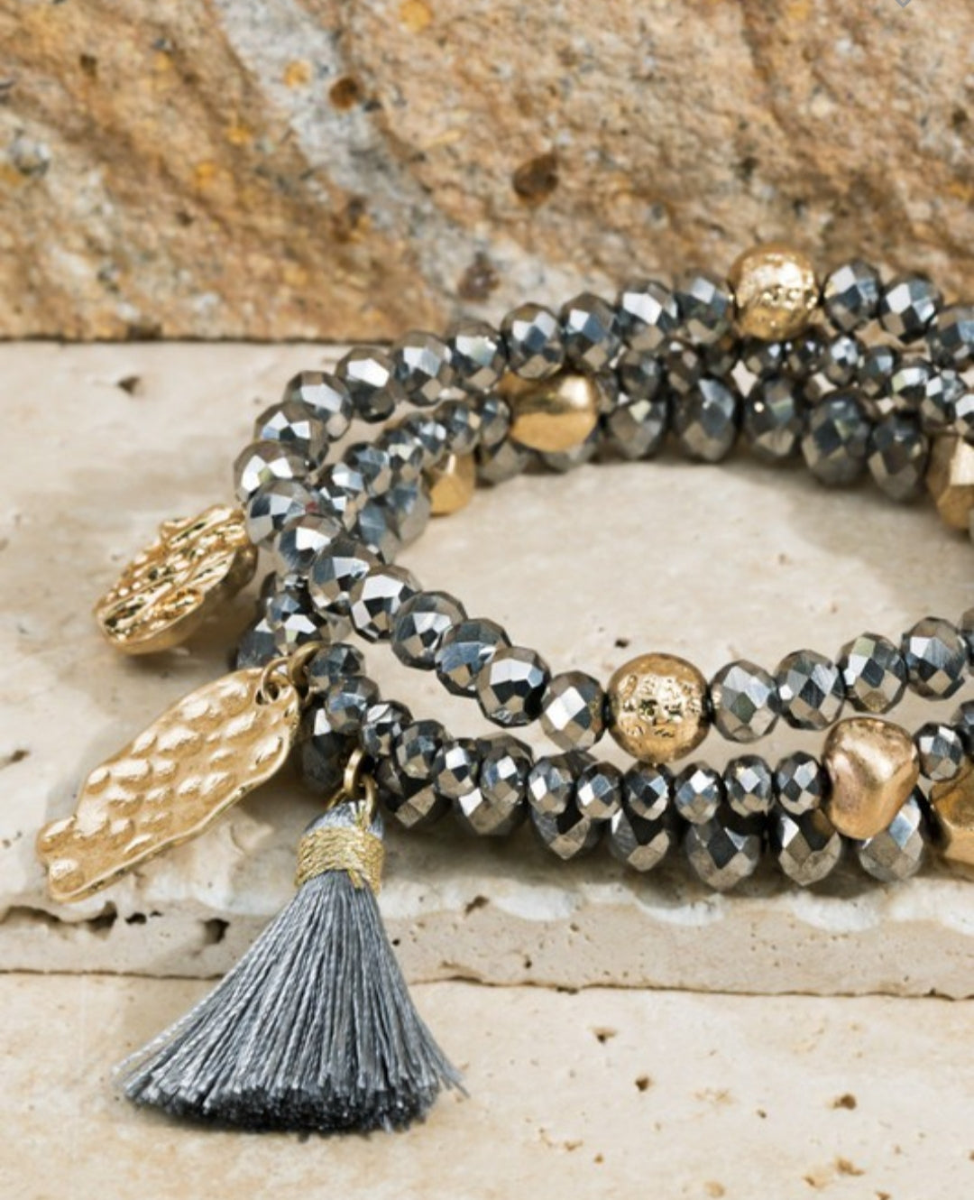 Grey Hermit Bracelet set
