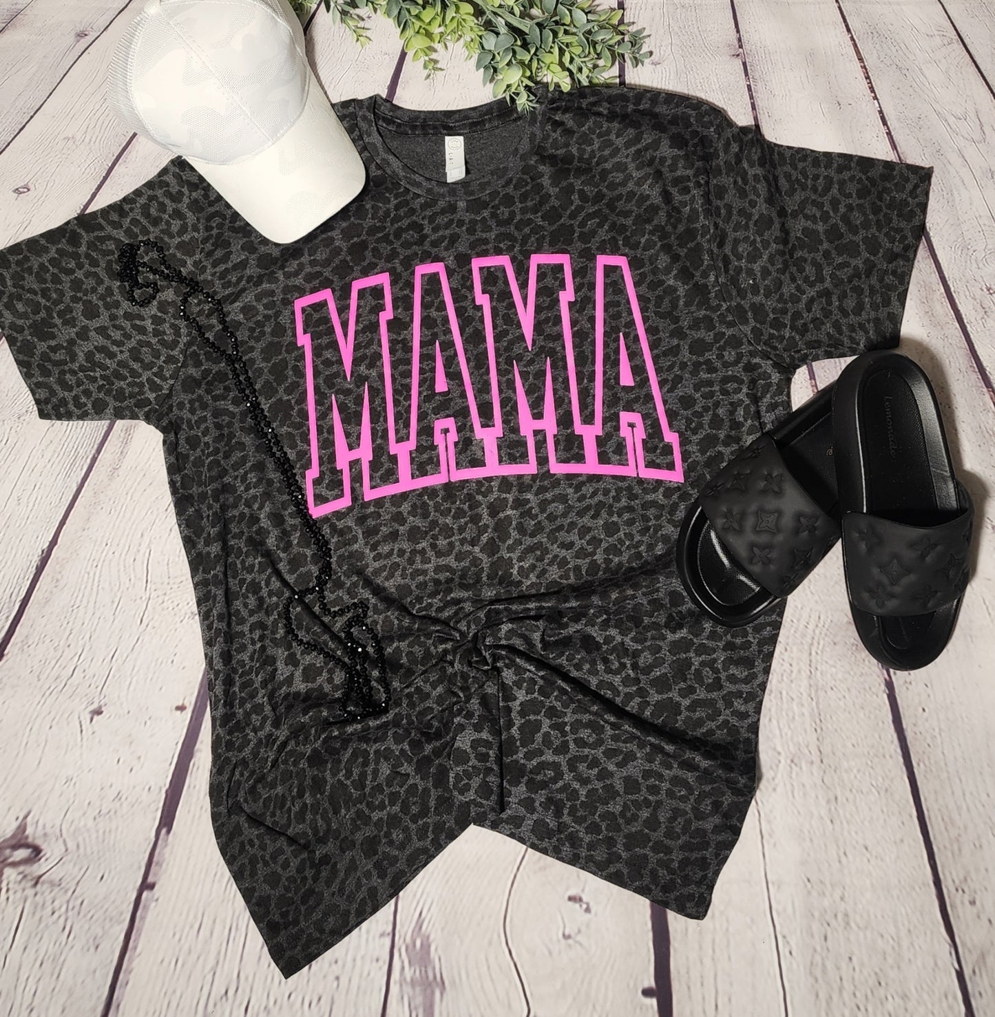 Black Printed MAMA