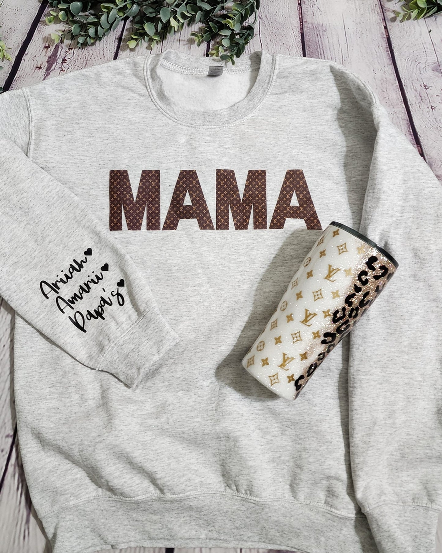 printed MAMA sweater