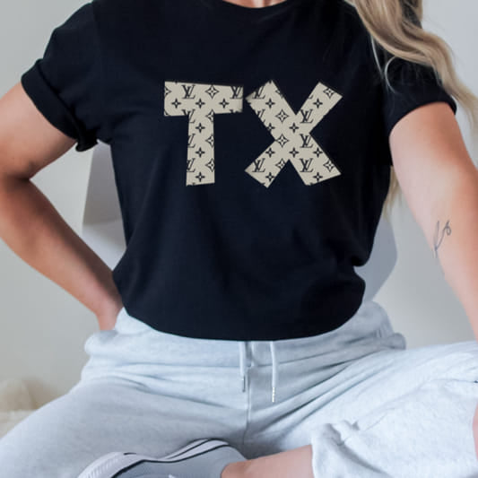 Printed TX Tee