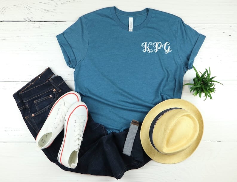 pocket Monogrammed Tee