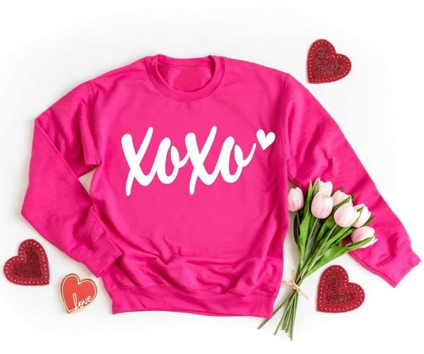 XOXO Pink Crewneck