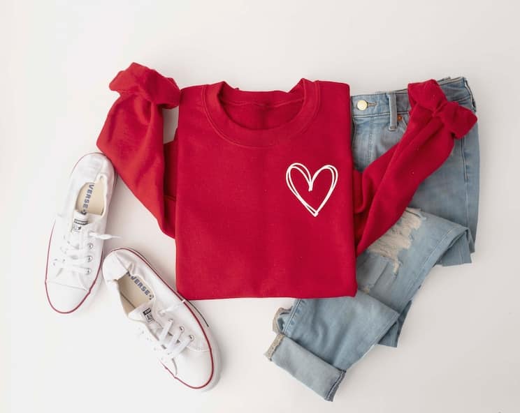 Mini Heart Sweater