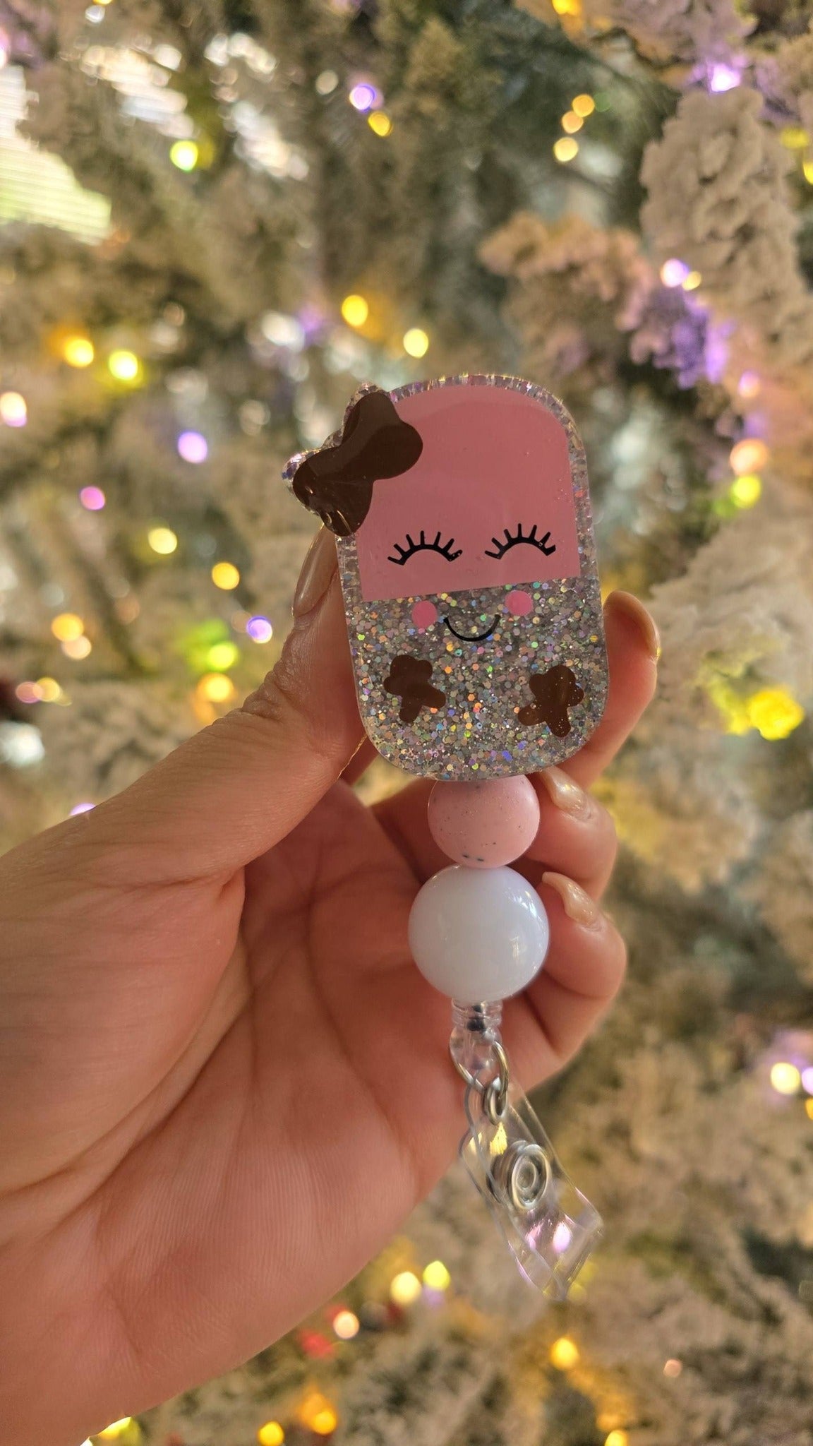 Christmas Pill Badge Reel