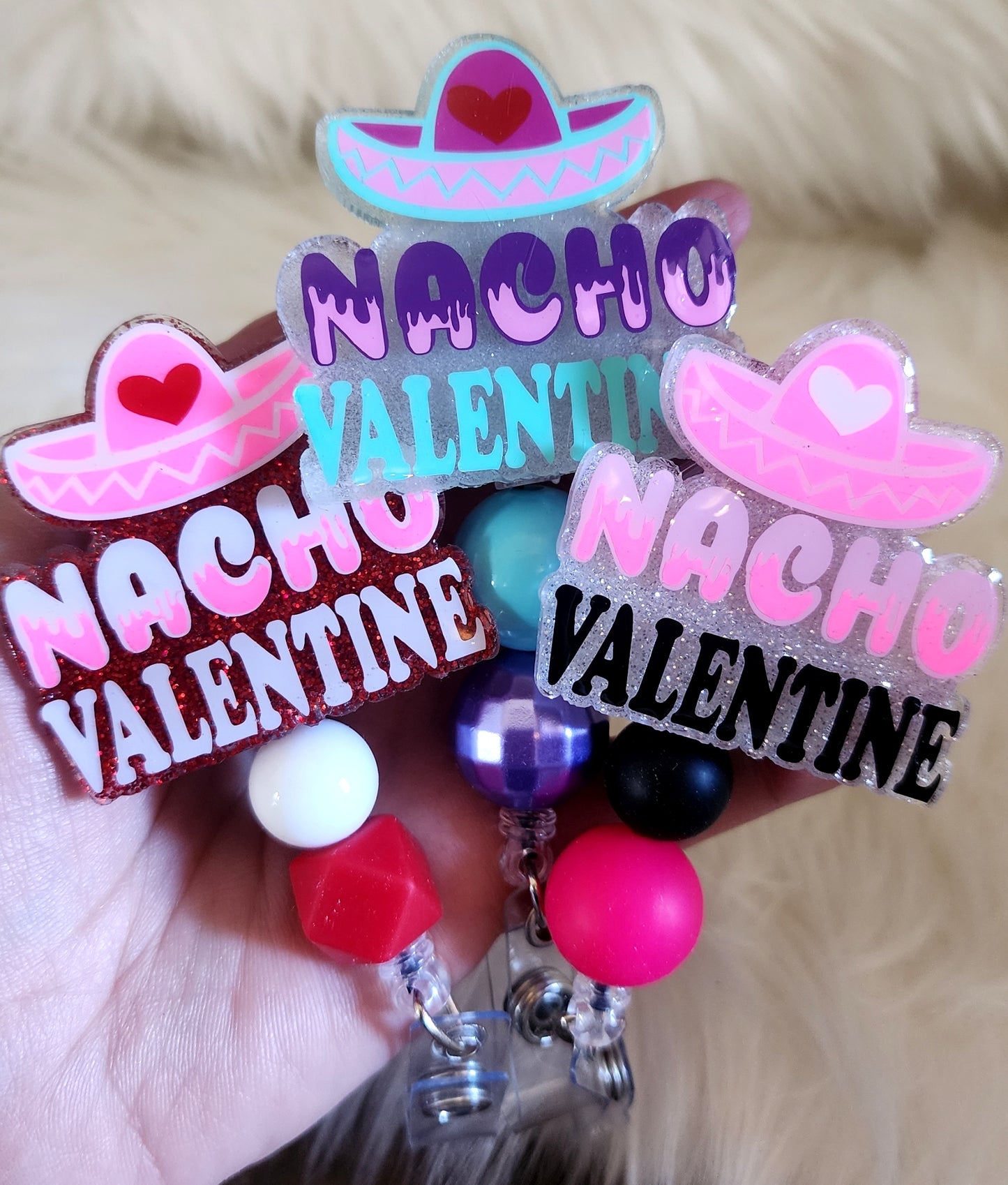 Nacho Valentine Badge Reel