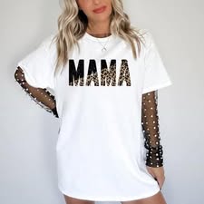 Mama Mix Print Tee