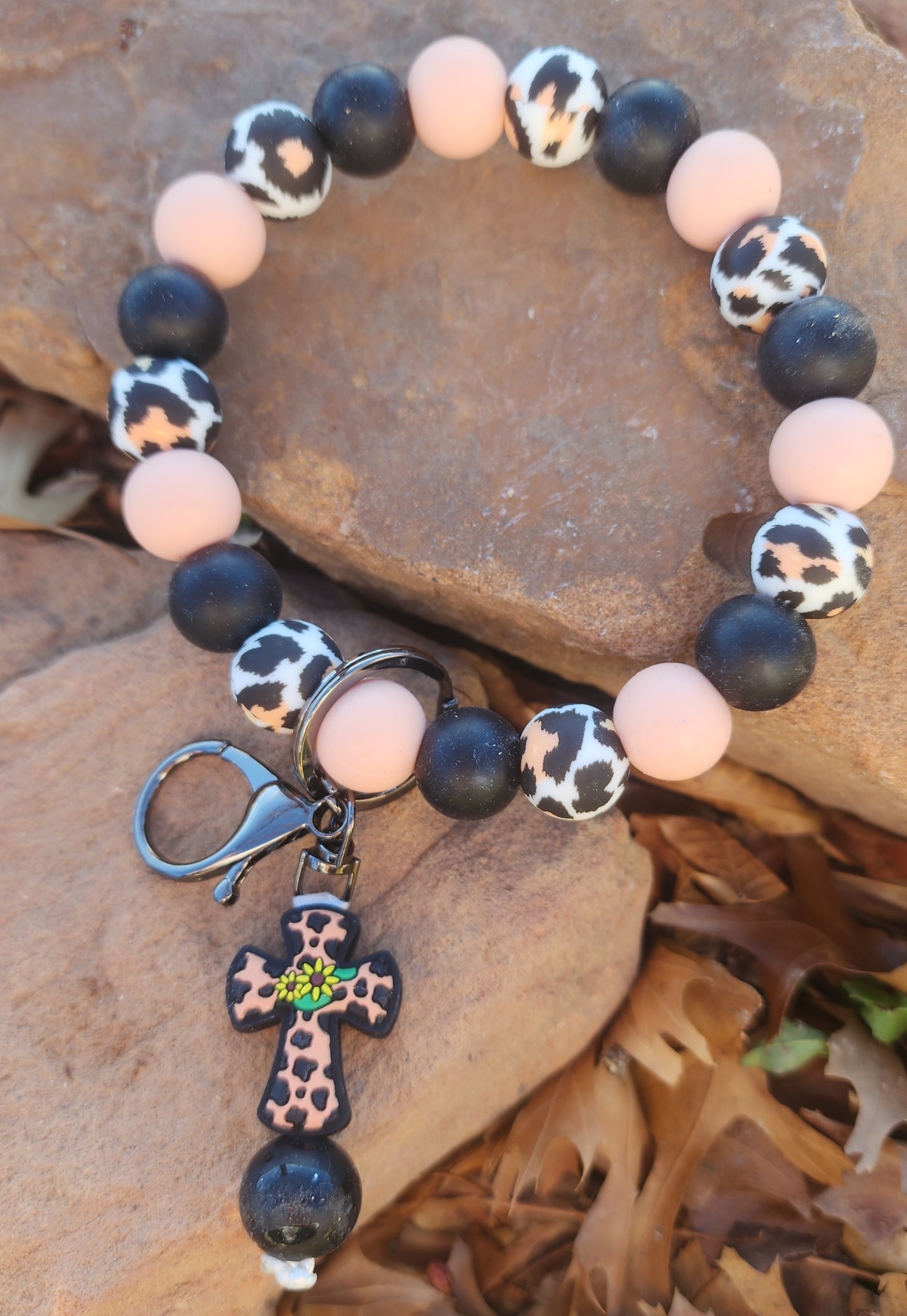 Leopard Cross Wristlet