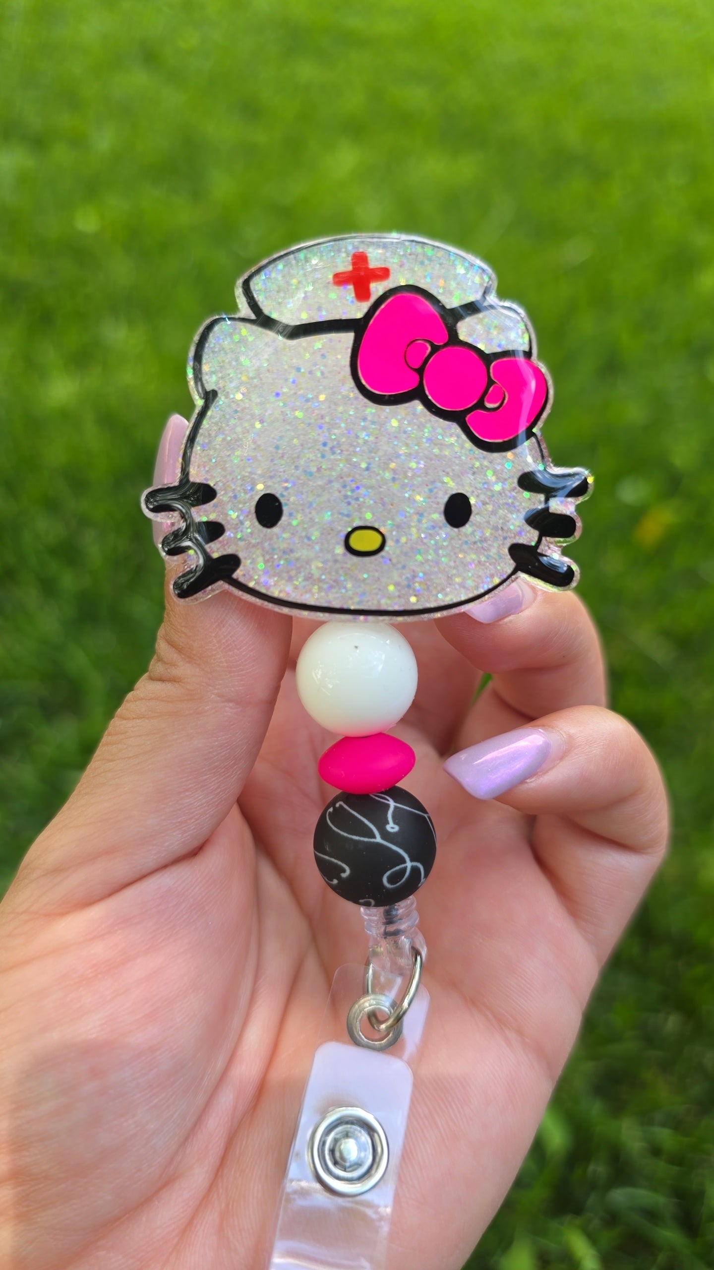Nurse Hello Kitty Badge