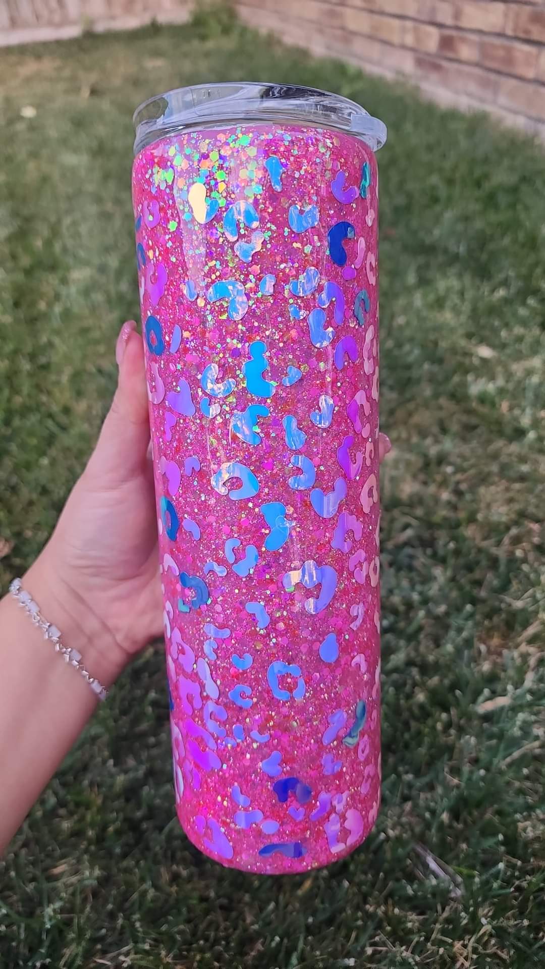 Pink Leopard 30oz Tumbler