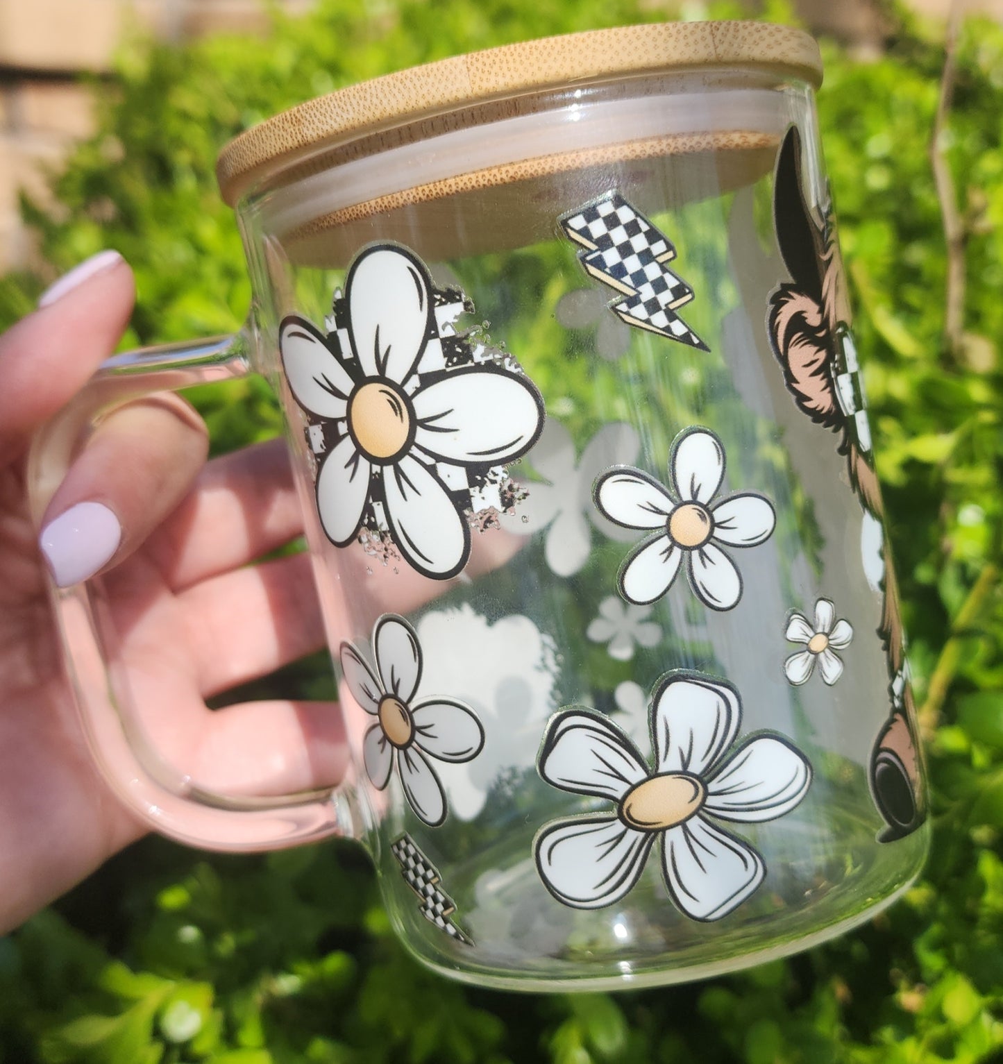 Boujee Cow Glass MUG