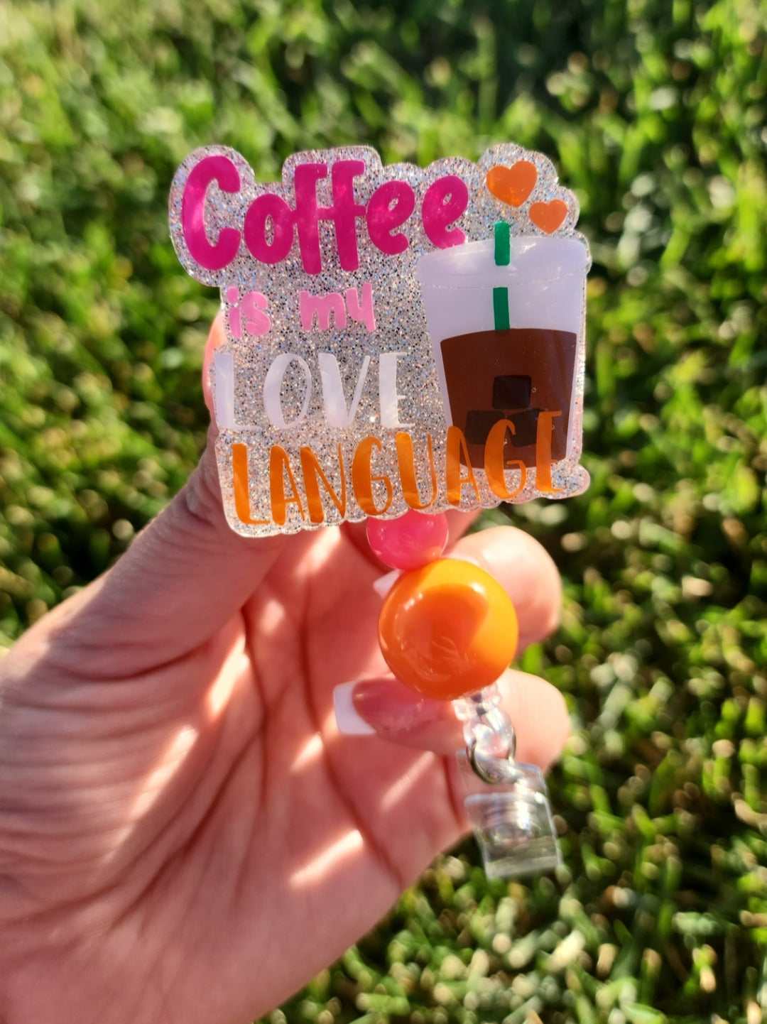 Coffe Badge Reel