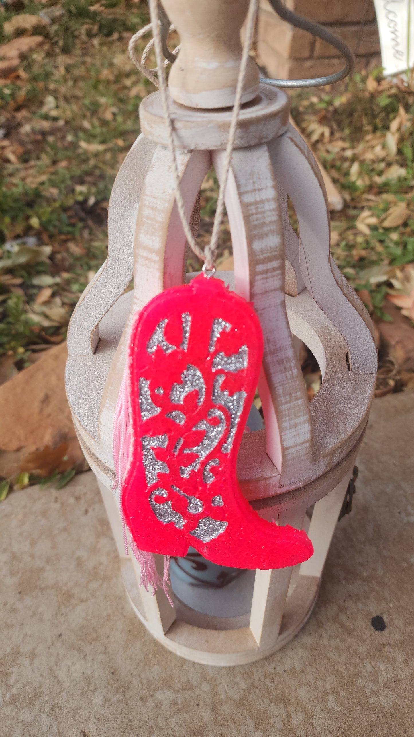 Pink Boot Freshie Love spell