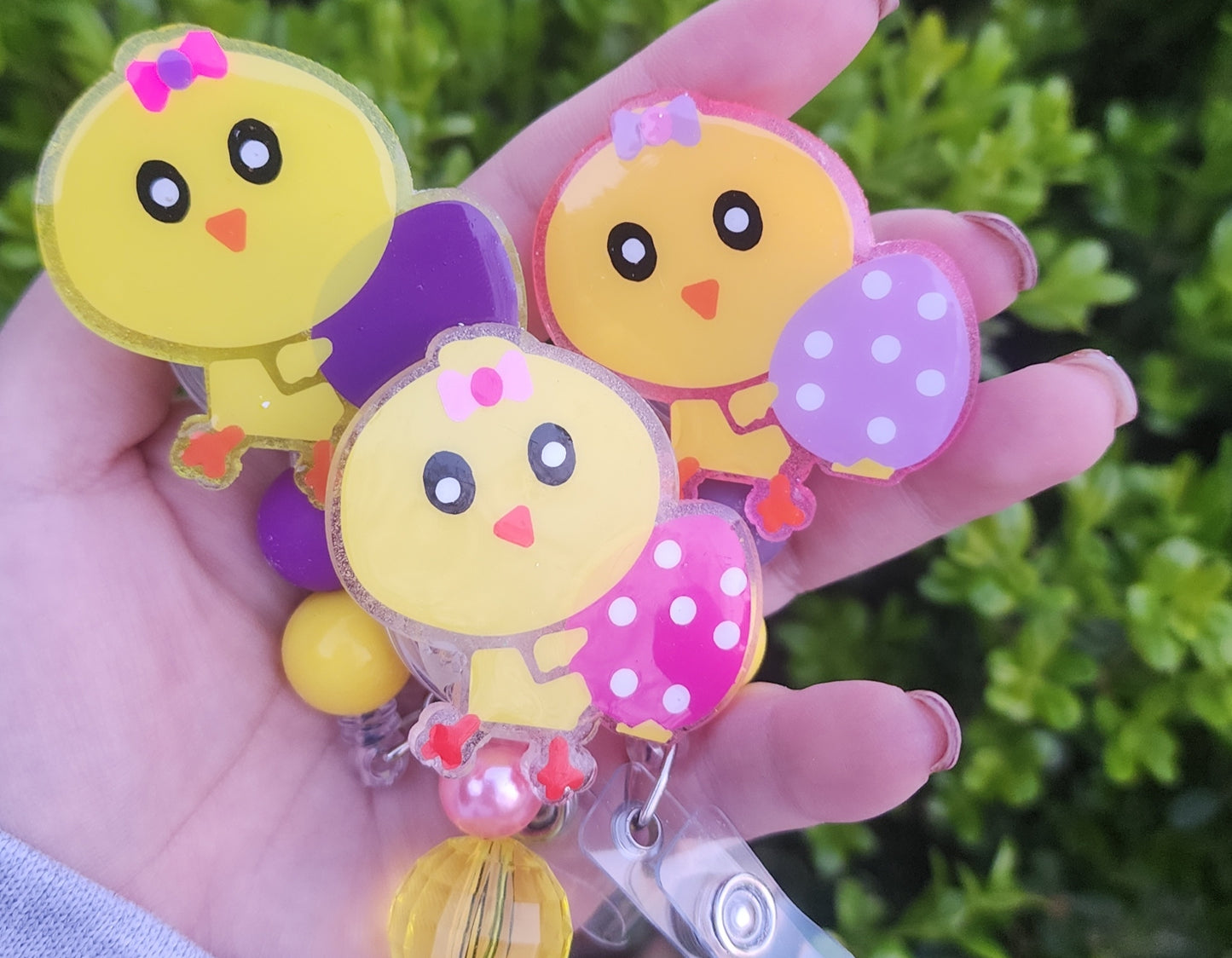 Easter Egg Chick Badge