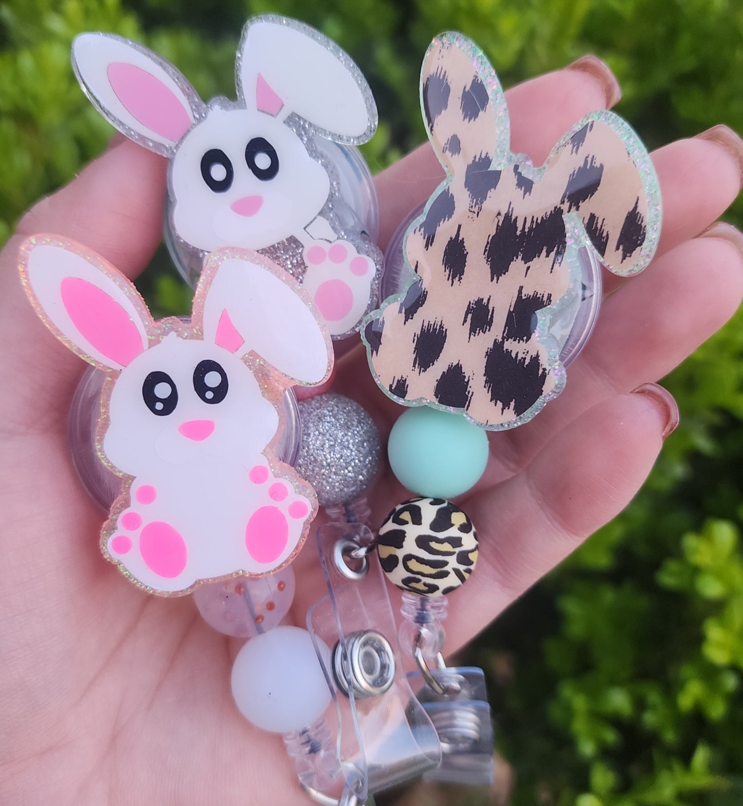 Sitting Bunny Badge Reel