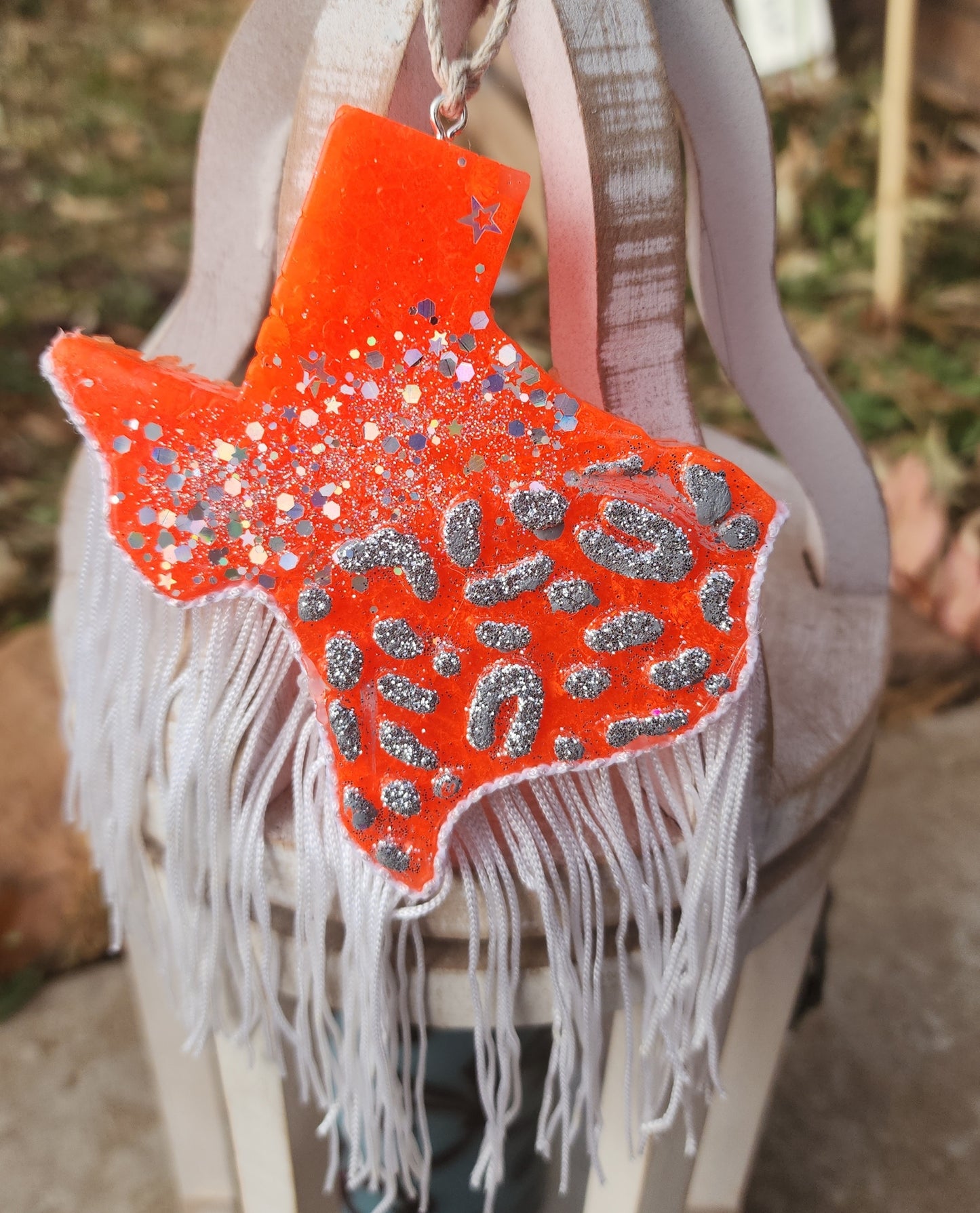 Neon Orange Freshie Butt Naked