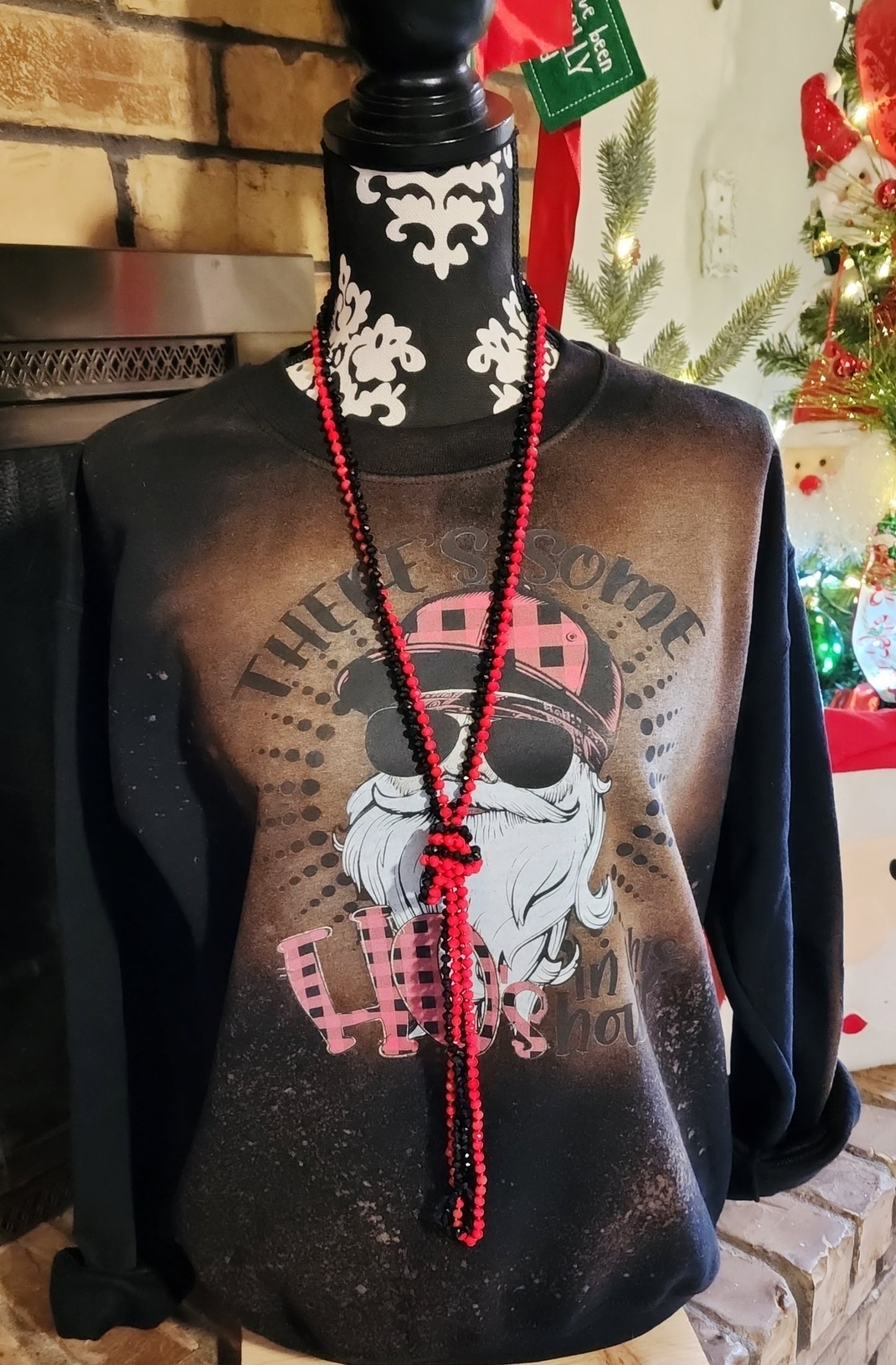 Bleached Black Sweater