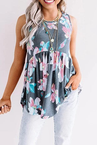 Floral Peplum