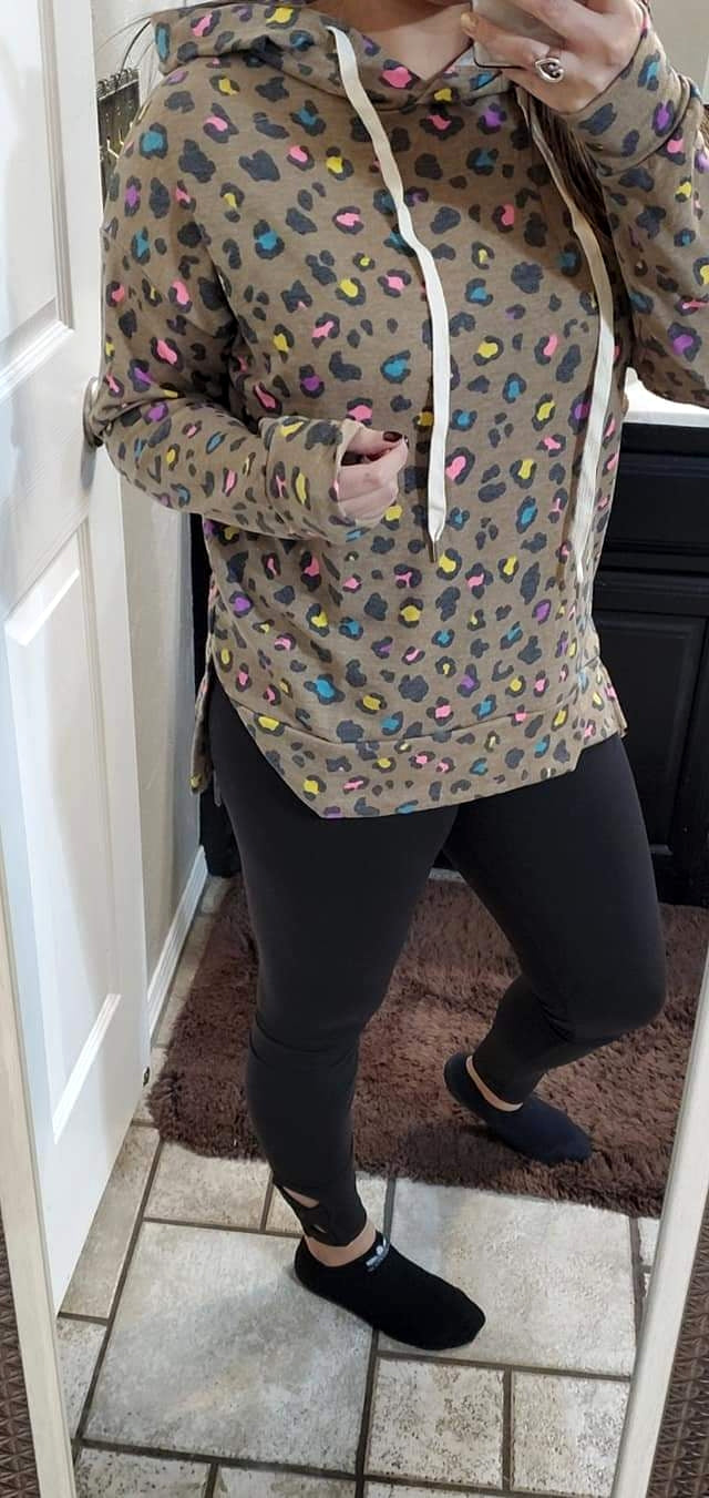 Multi colored leopard