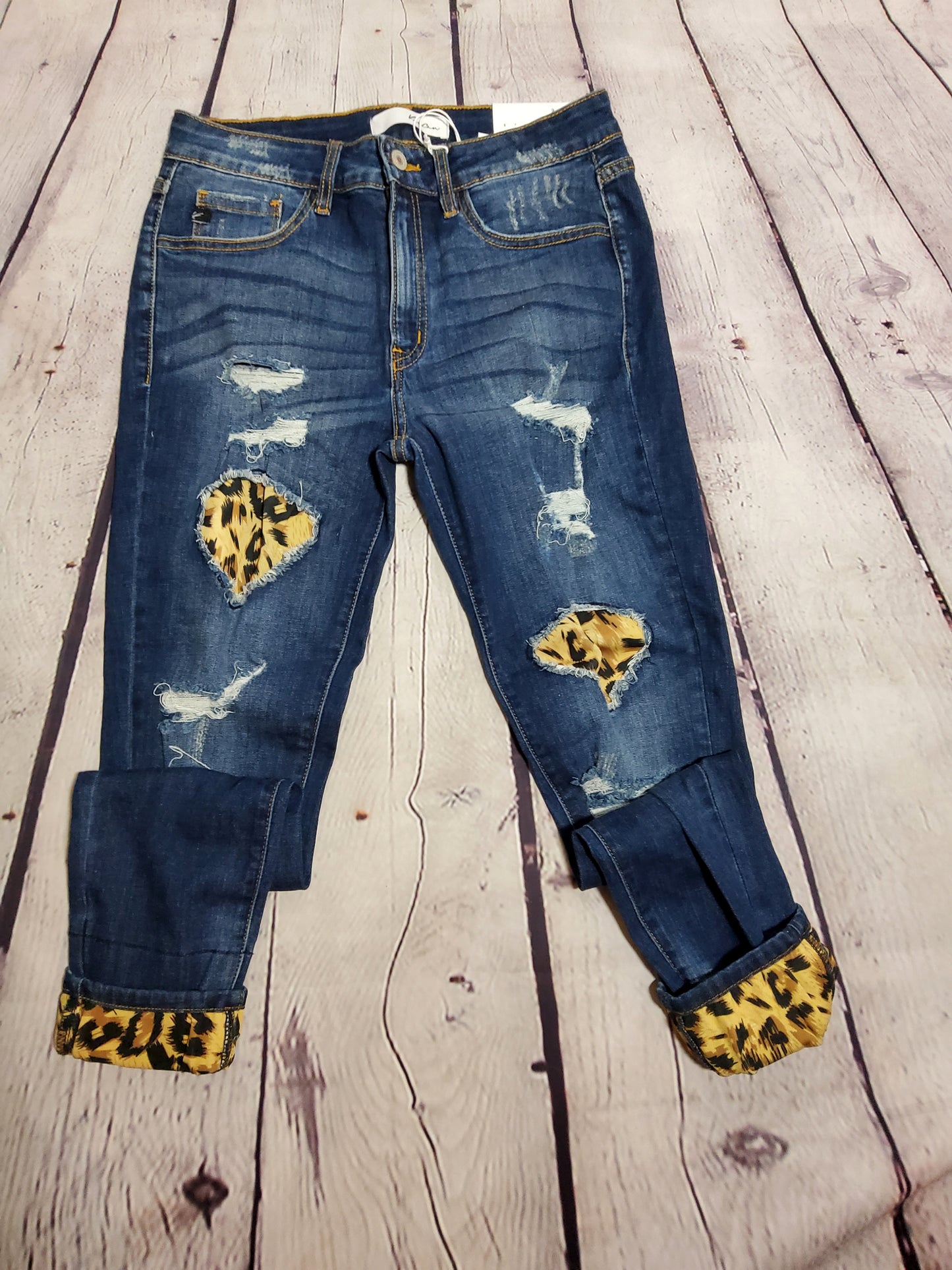 Leopard skinny Jeans