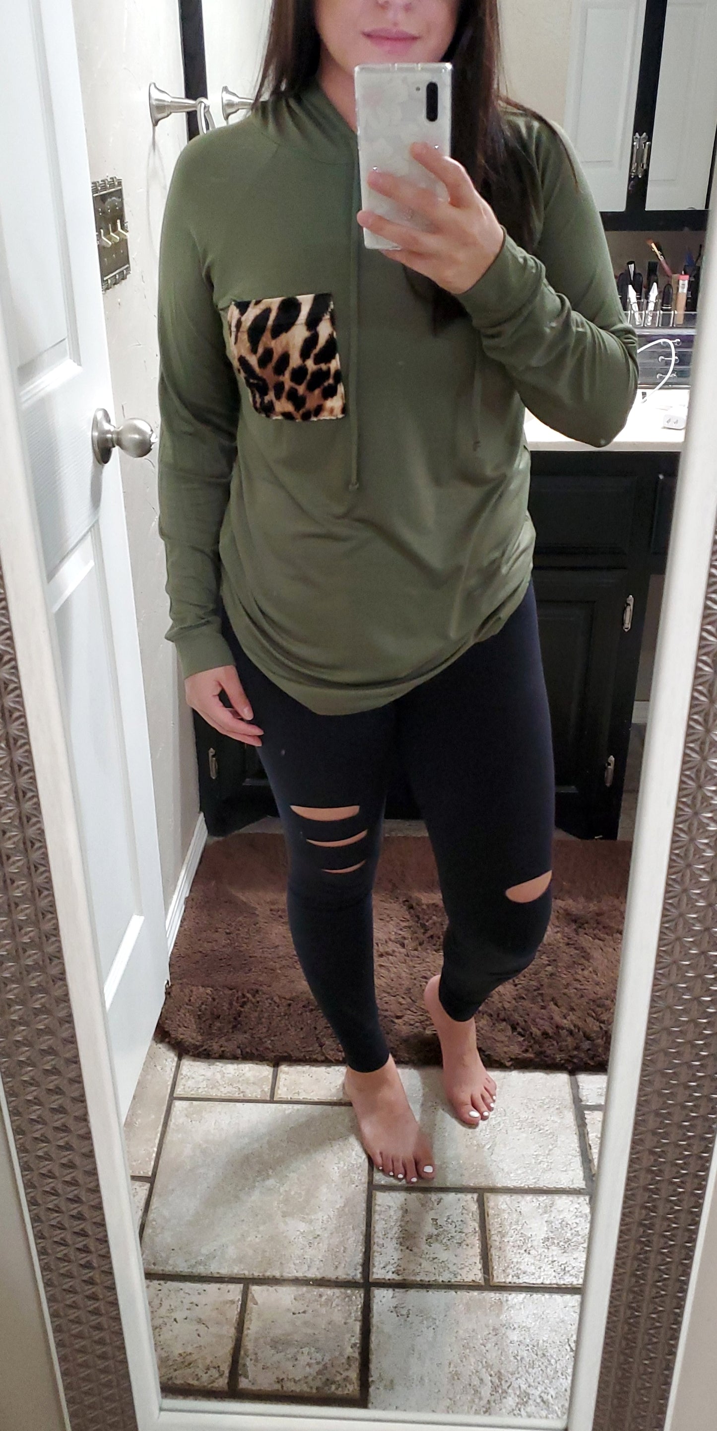 Find a way Leopard top