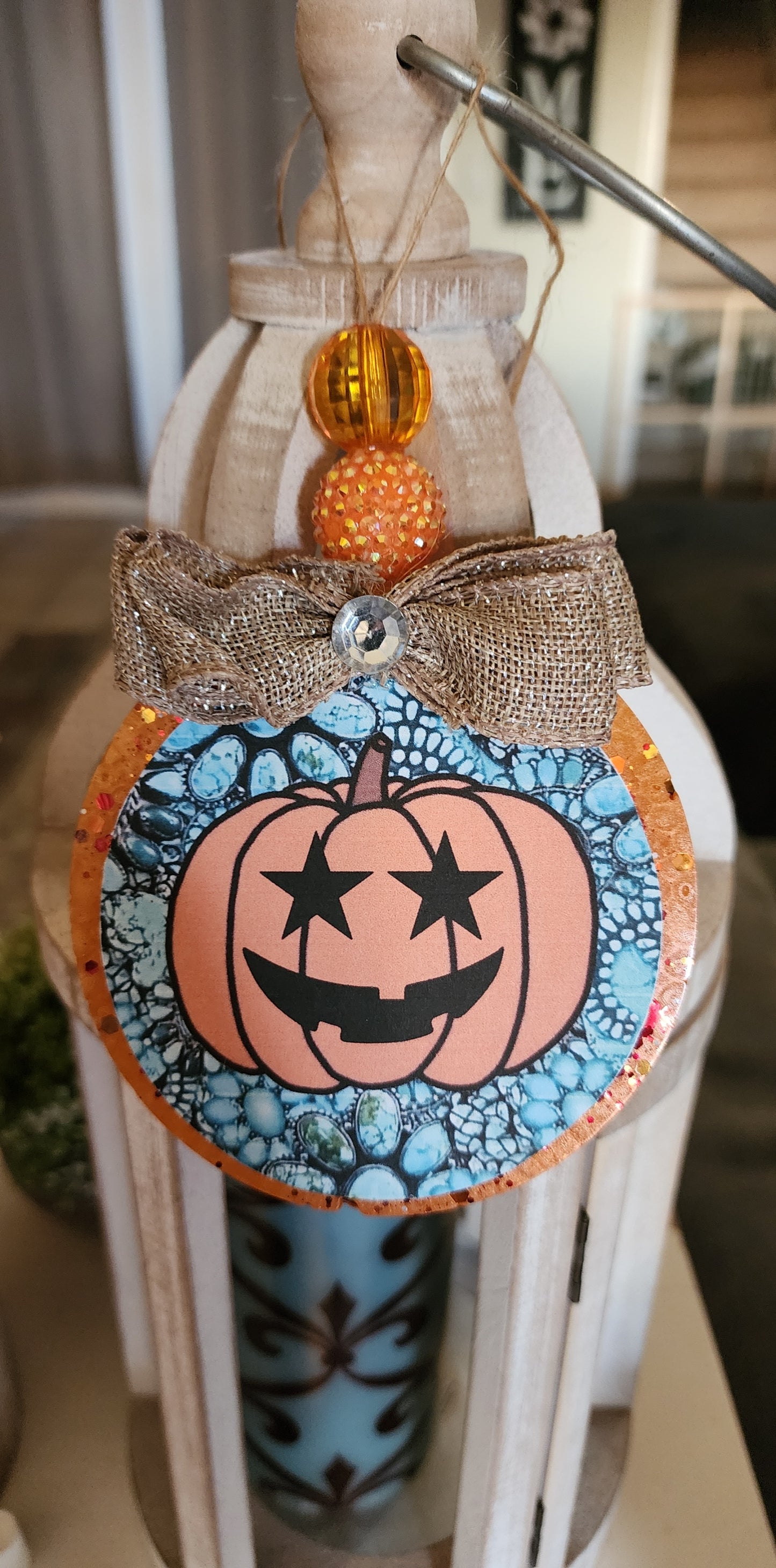 Pumpkin Round Freshie