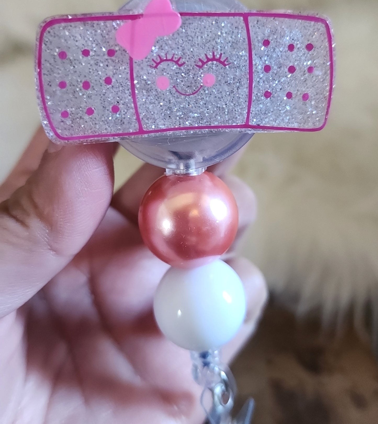 valentine Band-Aid Badge Reel