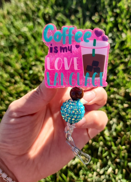 Pino coffe Badge Reel