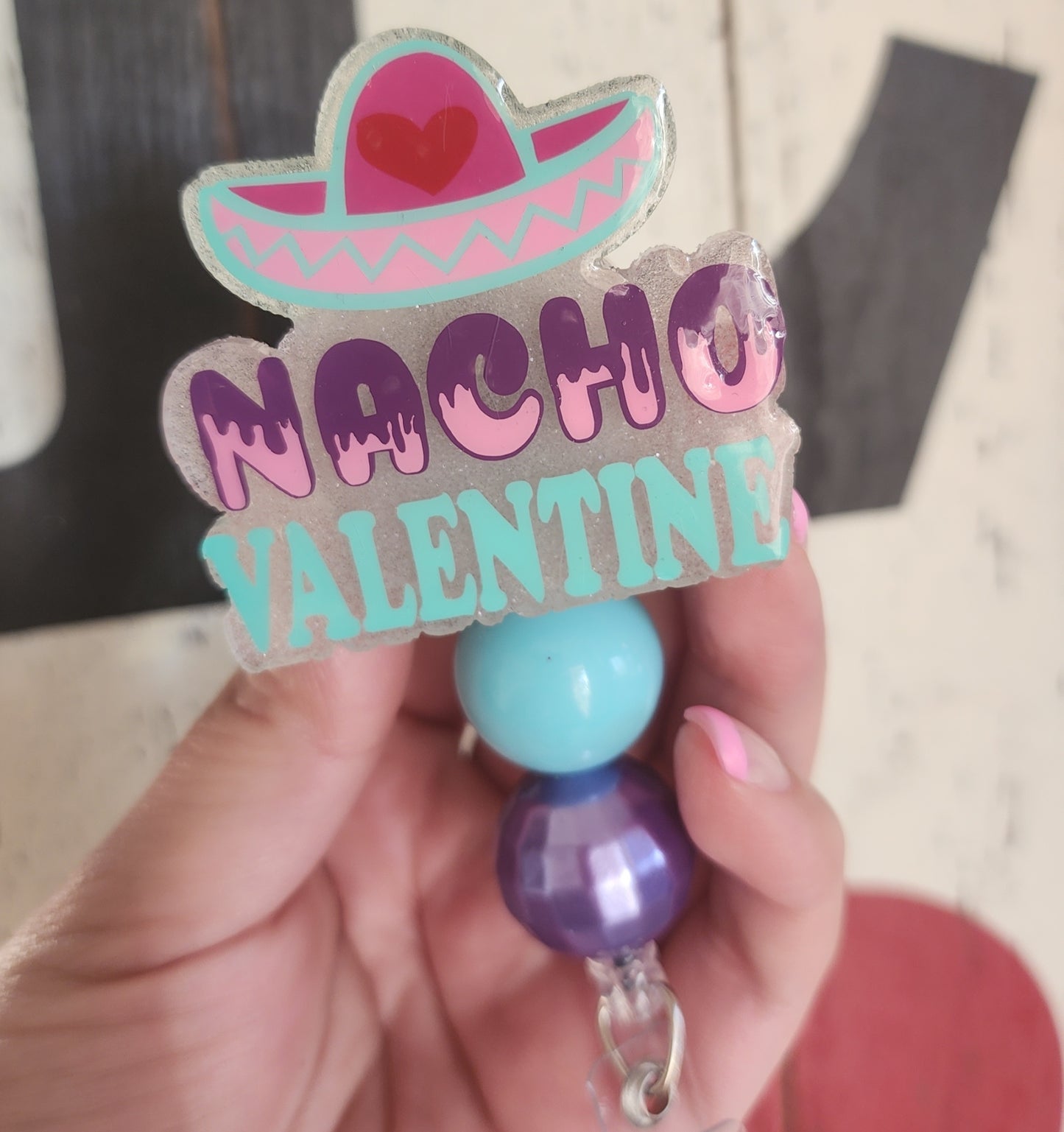 Nacho Valentine Badge