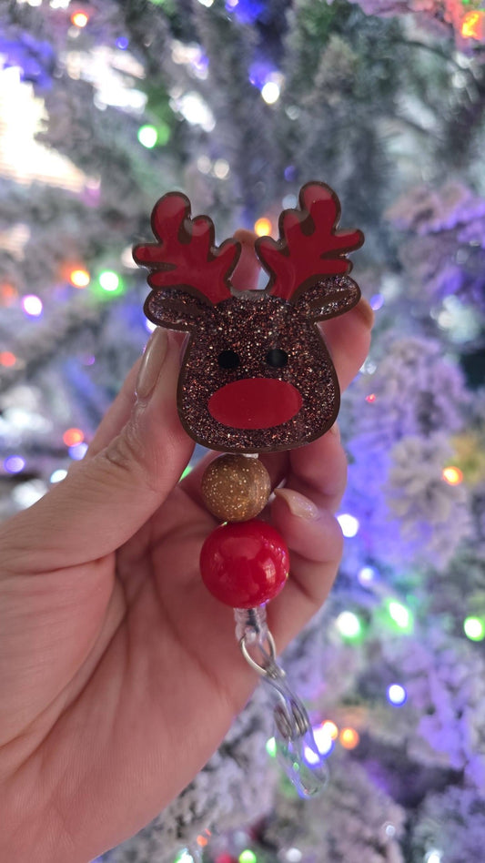 Reindeer Badge
