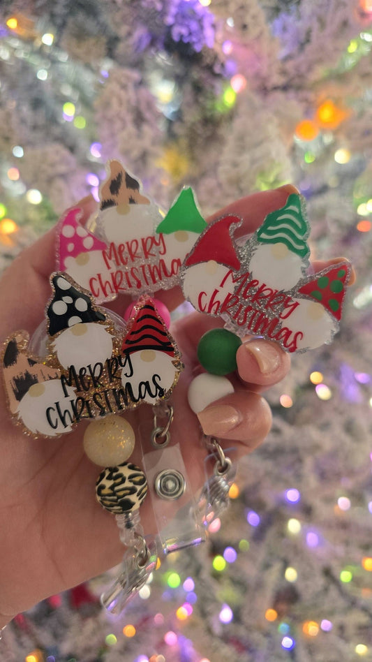 Christmas Gnomes Badge Reels