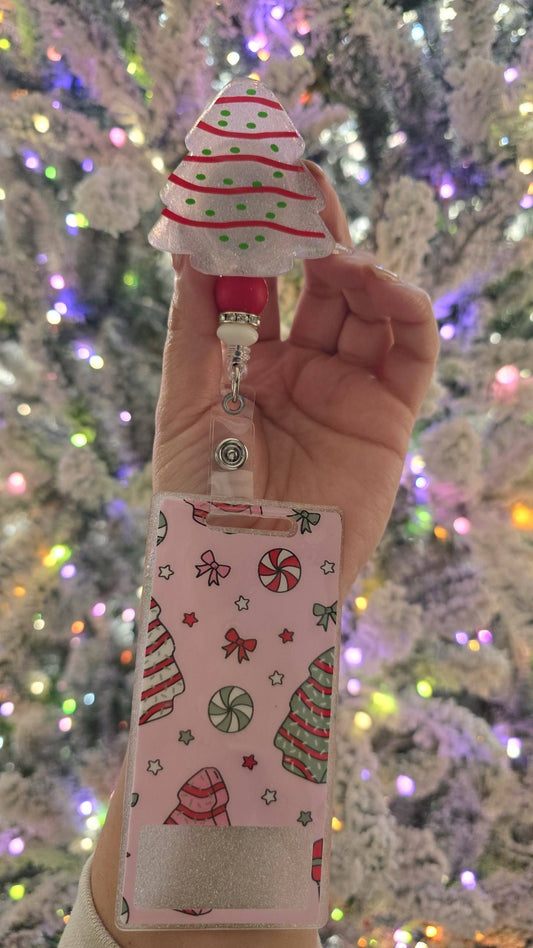 Christmas Cake Badge Reel