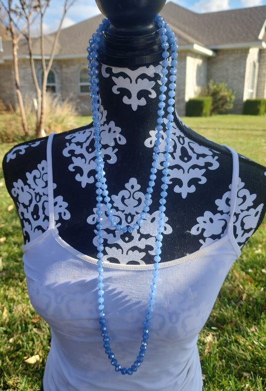 Blue Beaded Necklace