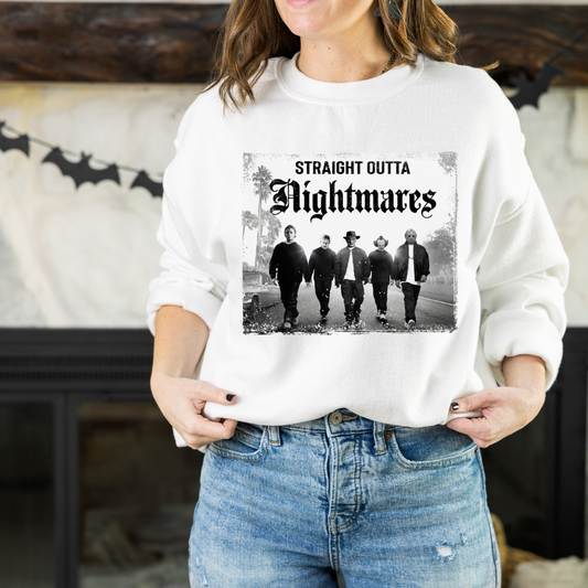 Straight Outta Nightmares Crewneck