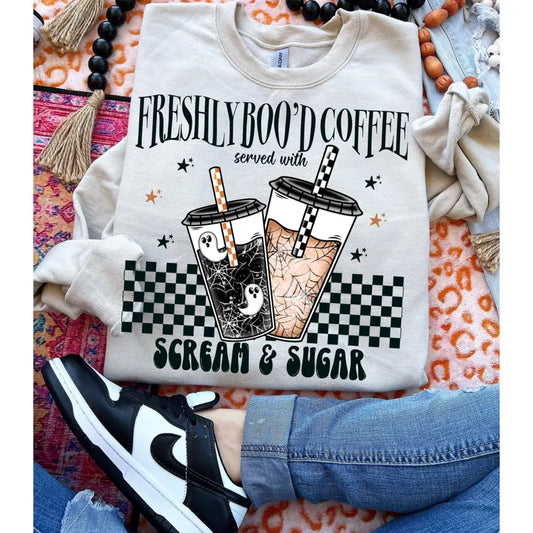 Freshly boo'ed coffee