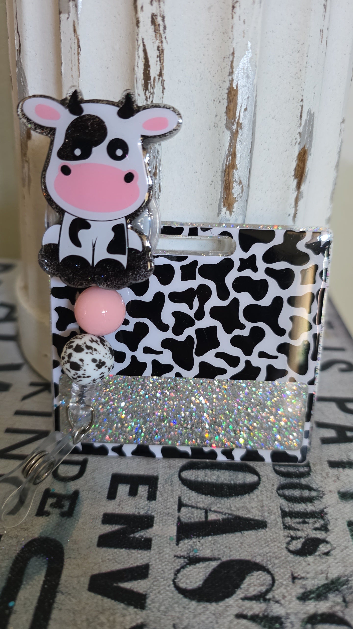 Cow Badge Reel set