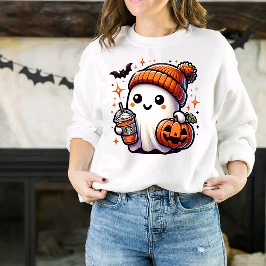 Cute Ghost Crew Neck