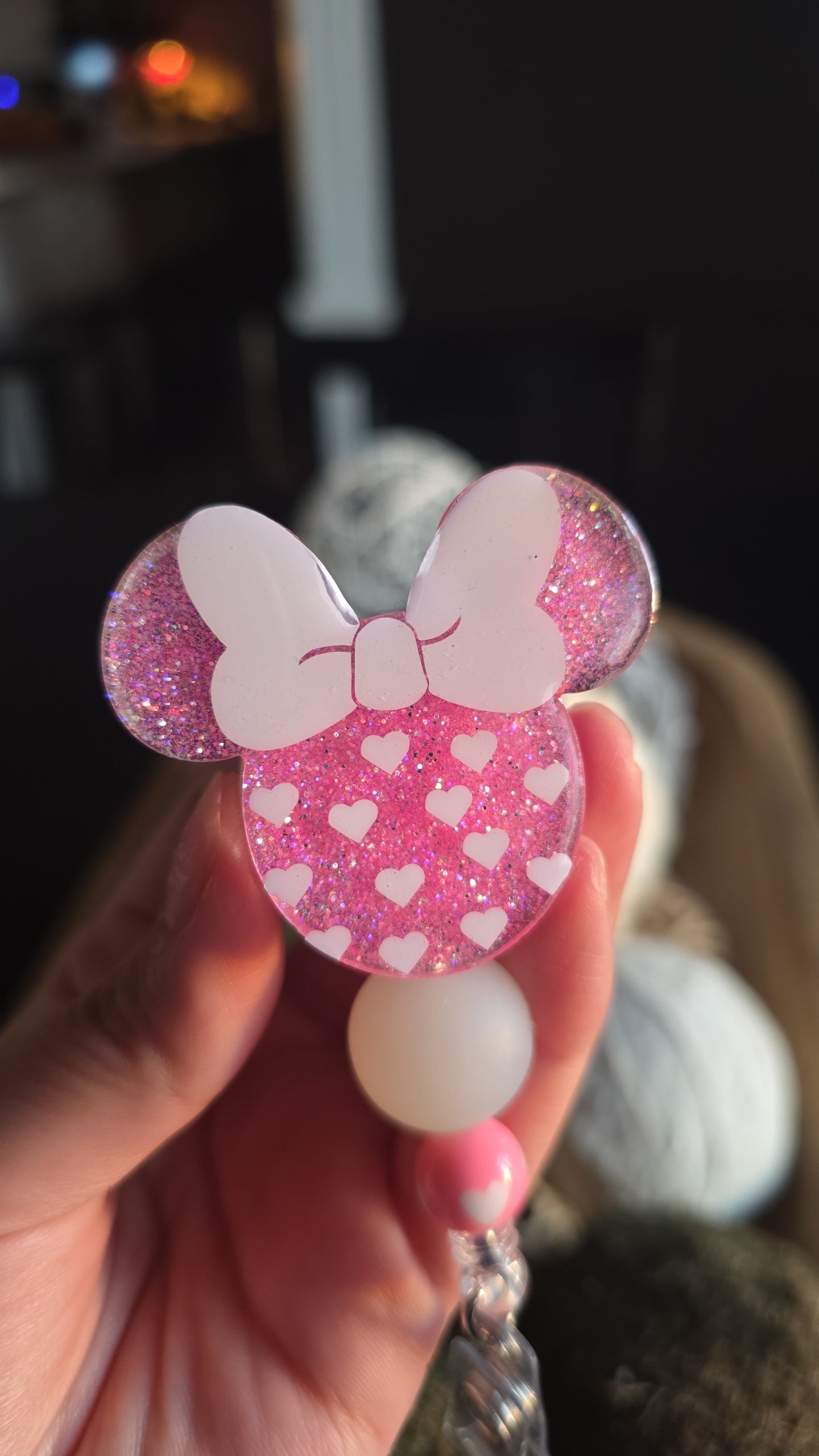Heart Mouse Badge Reel