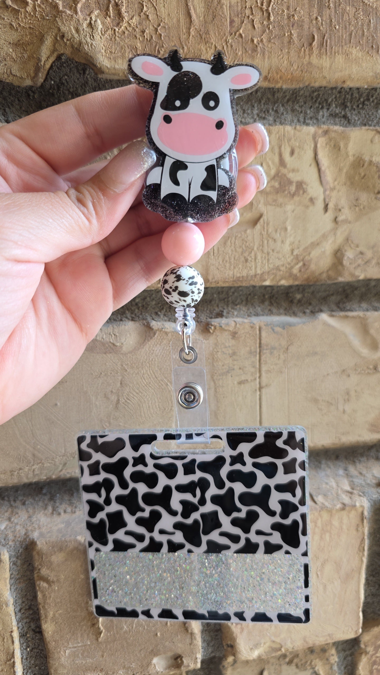 Cow Badge Reel set