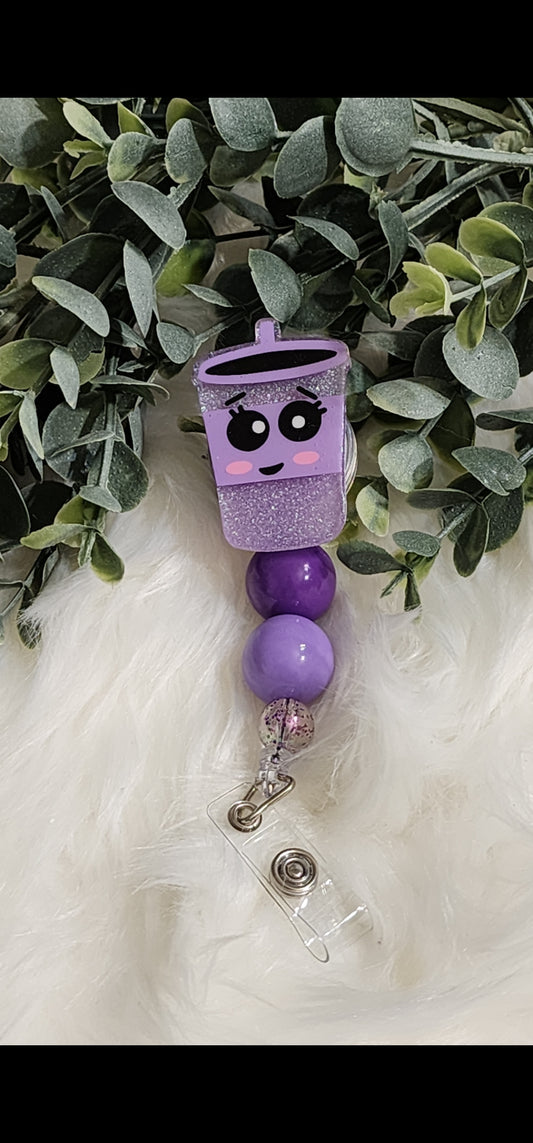 Purple Drink Badge Reel