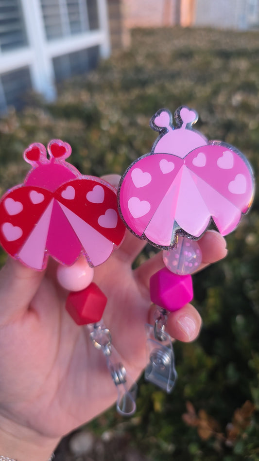 Lady Bugs Badge Reels